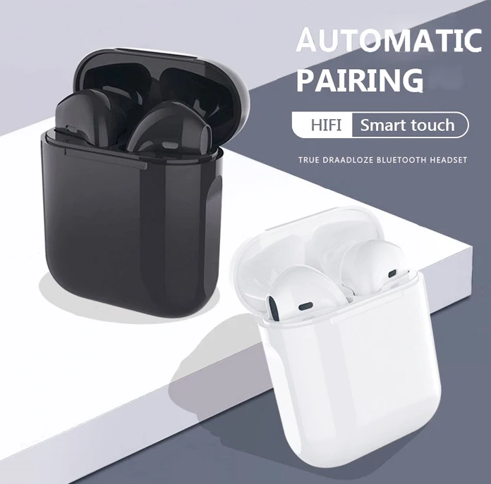 

i12 TWS Bluetooth 5.0 Earphone Stereo Earbuds Wireless headphone Headset with Charging Box for IPhone Android Xiaomi Smartphones