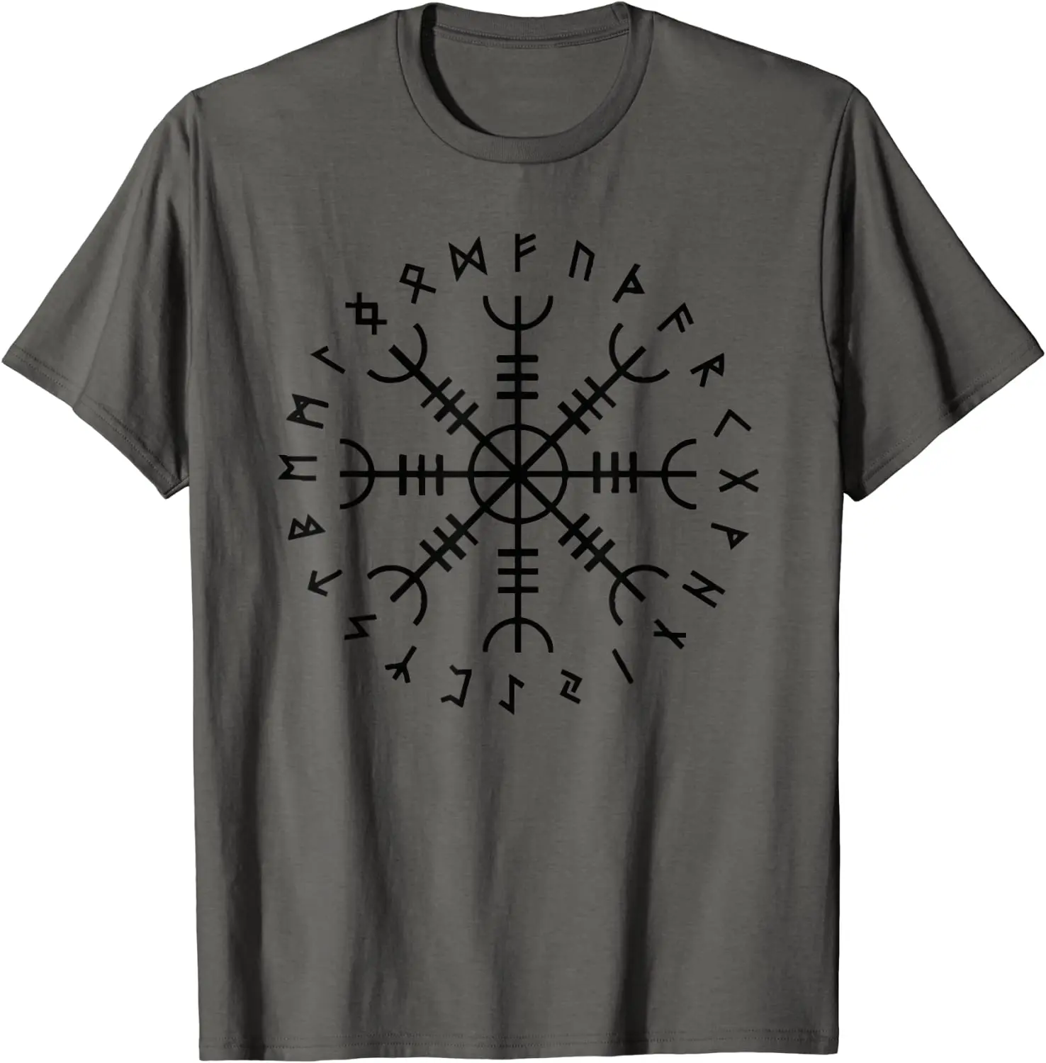 

Viking Compass Vegvisir Symbol T-Shirt Premium Cotton Short Sleeve O-Neck Mens Tshirt S-3XL