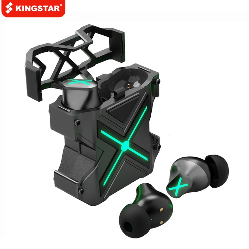 

KINGSTAR Wireless Bluetooth 5.3 Earphones TWS In Ear Headphones HiFi Stereo Bass Sport Earbuds Noise Cancelling Gaming Headset