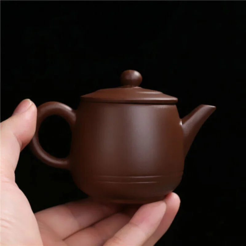 

China Yixing Purple Sand Clay Pottery Teapot Purple Handmade Teapot