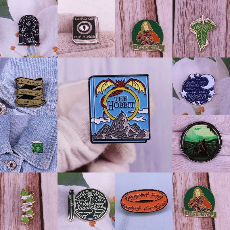 Высококачественная эмалированная брошь-значок Durin с изображением героев фильма