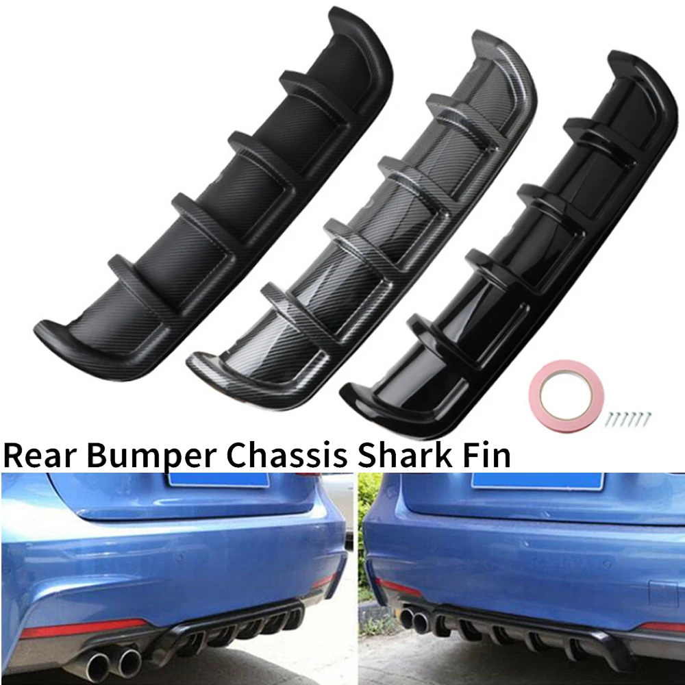 

car universal bumper rear bumper modified universal spoiler rear spoiler rear shovel car shark fin rear car bumper deflector
