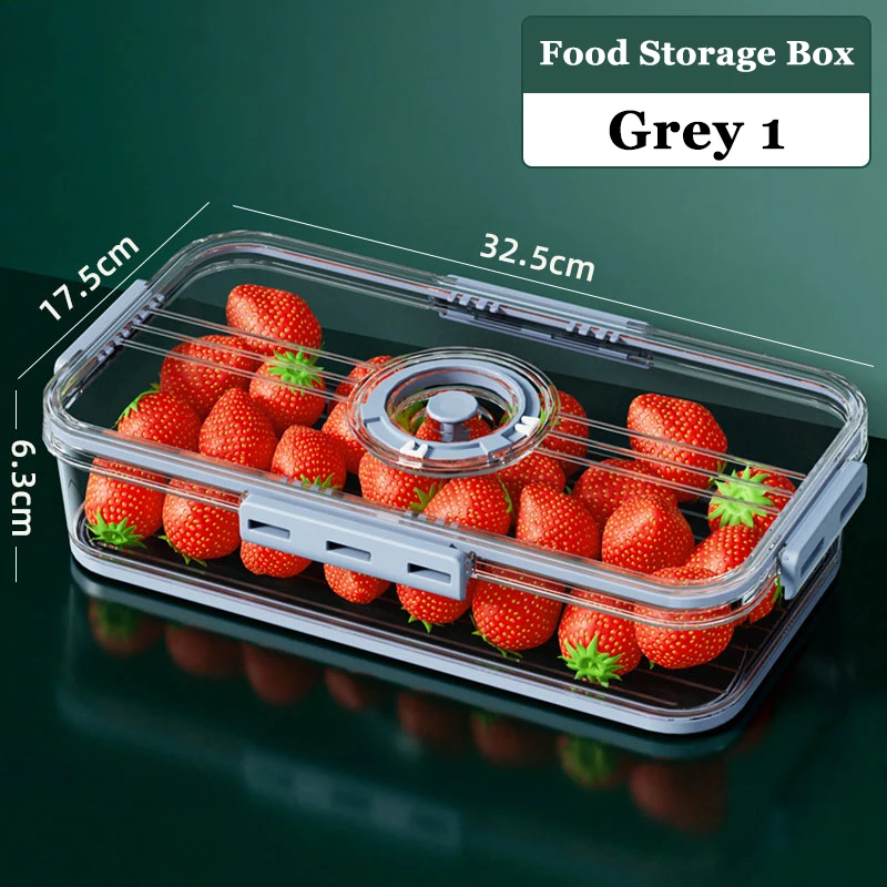

Kitchen Separate Freezer Seal Bin for Vegetable Fruit Meat Fresh Box Organizer Refrigerator Food Storage Containers