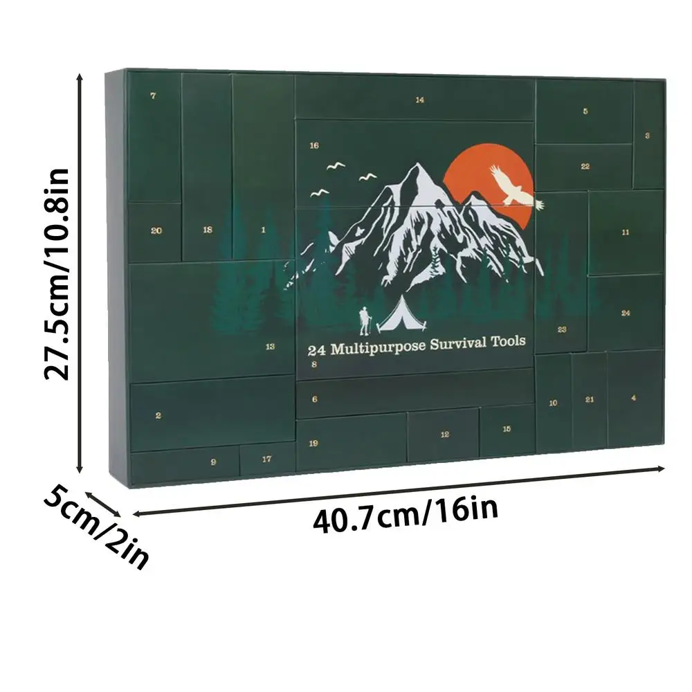 

Адвент-календарь с инструментами для выживания