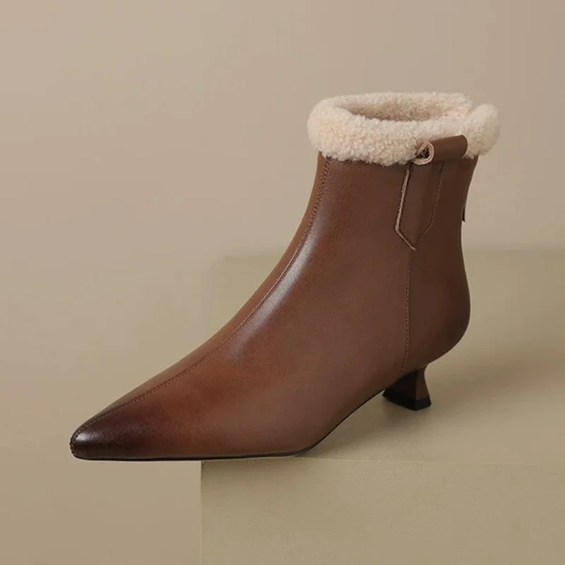 Женские ботильоны Челси дизайнерские зимние ботинки зимняя хлопковая обувь