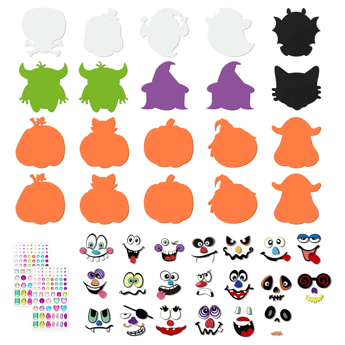 

UNOMOR 1 Set Pumpkin Stickers DIY Stickers Boards Stickers for Festival Holiday Party