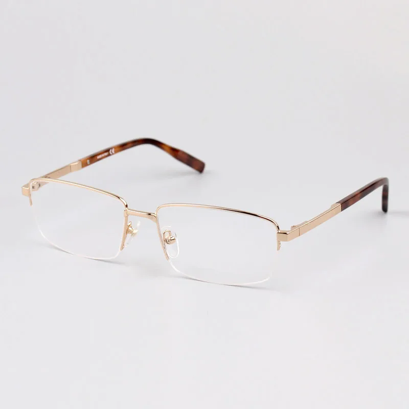 

Hexagonal Brand Retro Half-rim Square Prescription Glassses Men Women Ultralight Business Luxury Optical Eyeglasses MB0020O