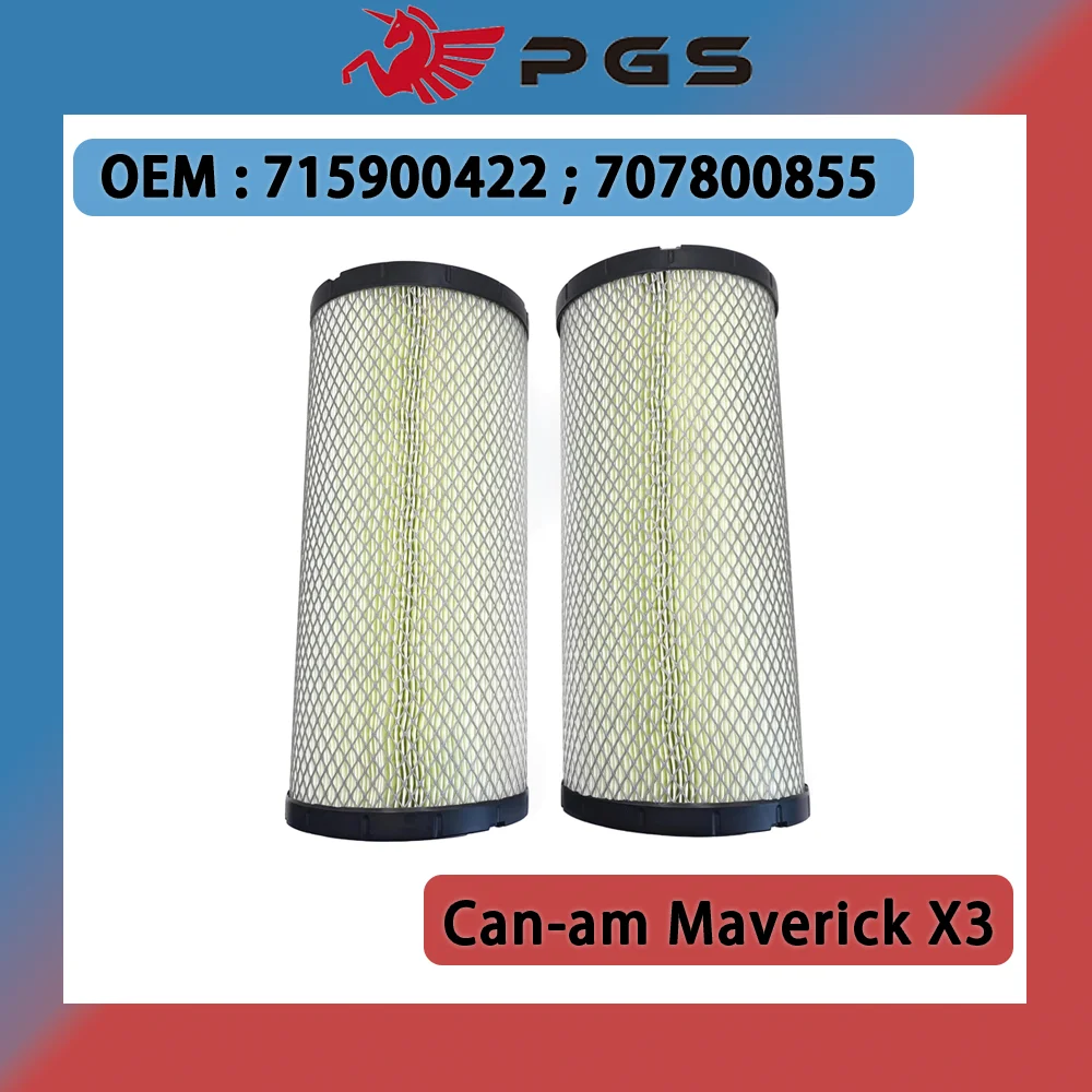 

2 шт. воздушный фильтр 715900422 707800855 Для Can-Am Maverick X3/XDS/XRS/XRC 900 MAX Turbo R Smart Lok 2017 2018