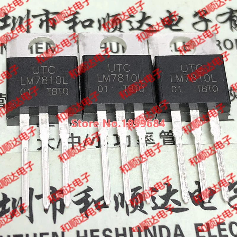 

LM7810L TO-220 10V 1.5A