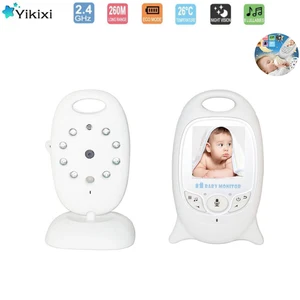 Wireless Video Baby Monitor 2.0 Inch Color Security Camera 2 Ways Talk Night Vision Infrared LED Temperature Monitor VB601