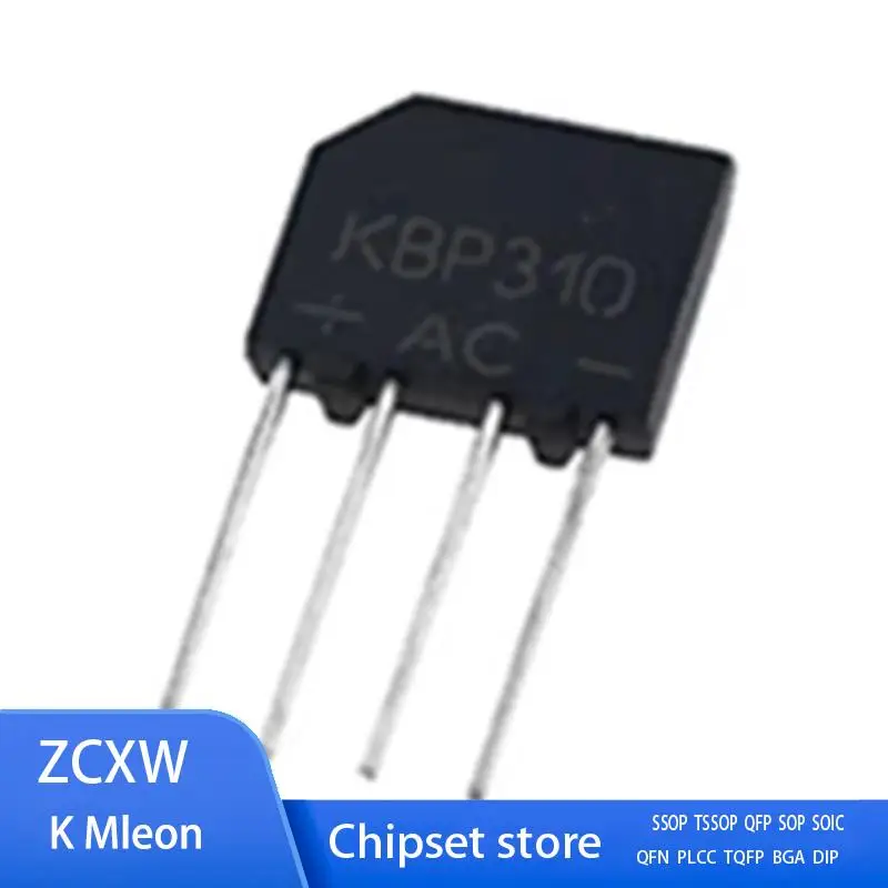 10 шт./партия KBP310 KBP310G RS310 KBP308 KBP307 KBP306 DIP-4 3A 1000V