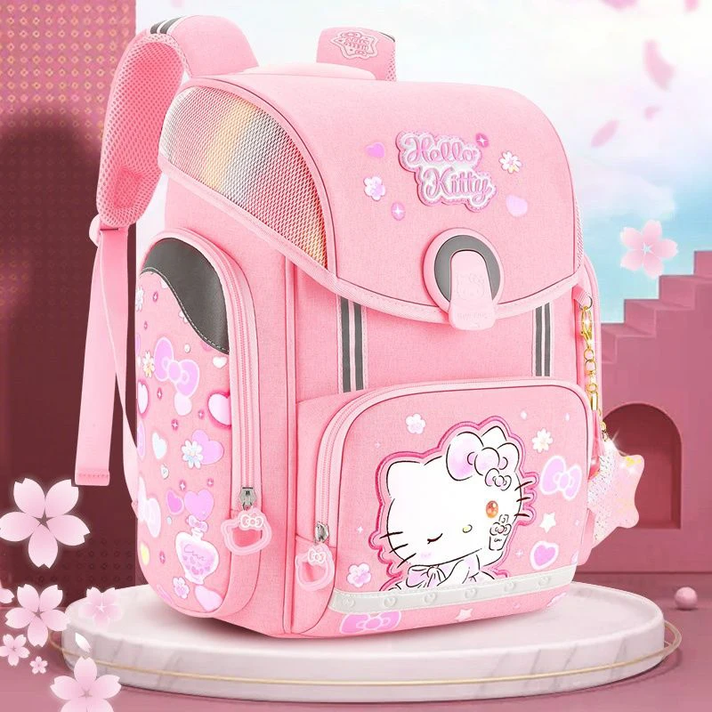 

2022 New Sanrio Hello Kitty Girls' Noble Children's Schoolbag Schoolgirls Birthday Gifts for Kids