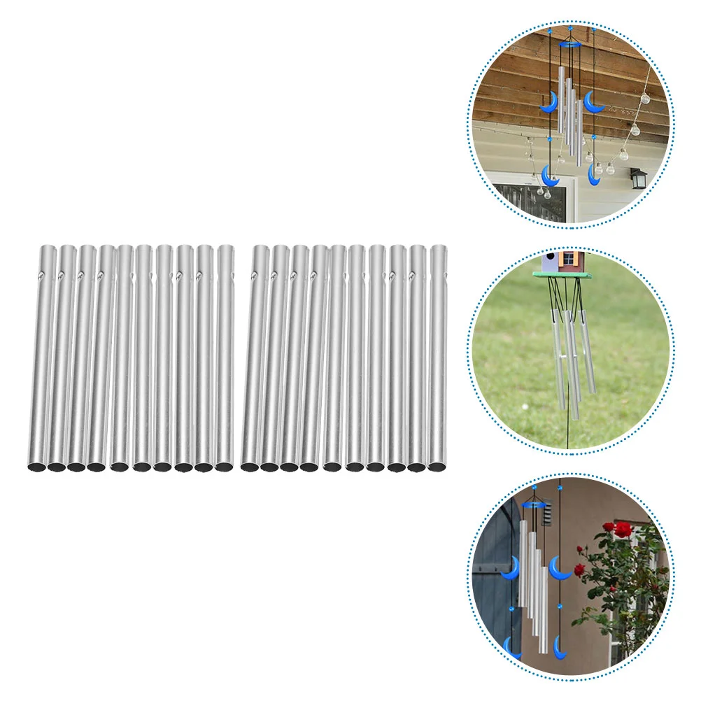 

50pcs Hollow DIY Tubes Memorial Wind Chimes Wind Chime Pipes Wind Chime Tubes Wind Chime DIY Pipes for Wind Chime Garden