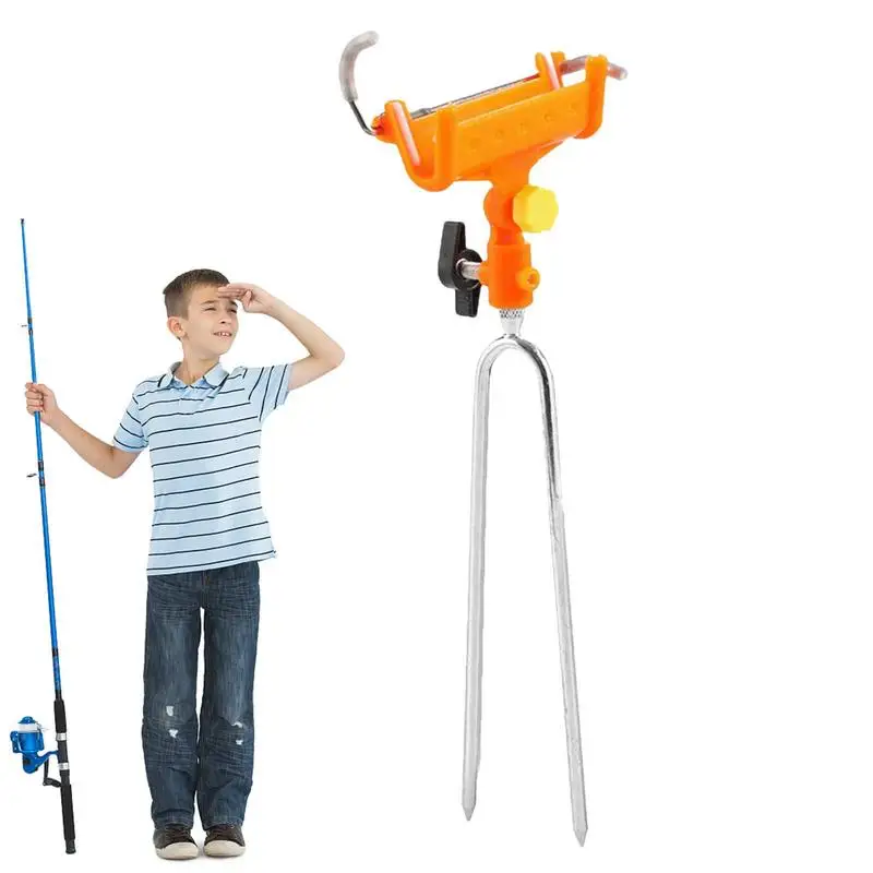 

Adjustable Rod Holders For Bank Fishing Fish Rod Holder Ground Fishing Rod Rack Stand For Beach Fishing Rod Self-Locking