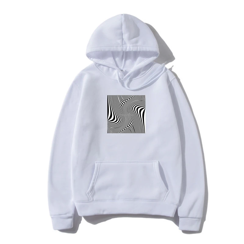 

Забавная Мужская и женская верхняя одежда, новинка, свитшот, уличная одежда с волнистыми квадратными узорами, осенняя одежда