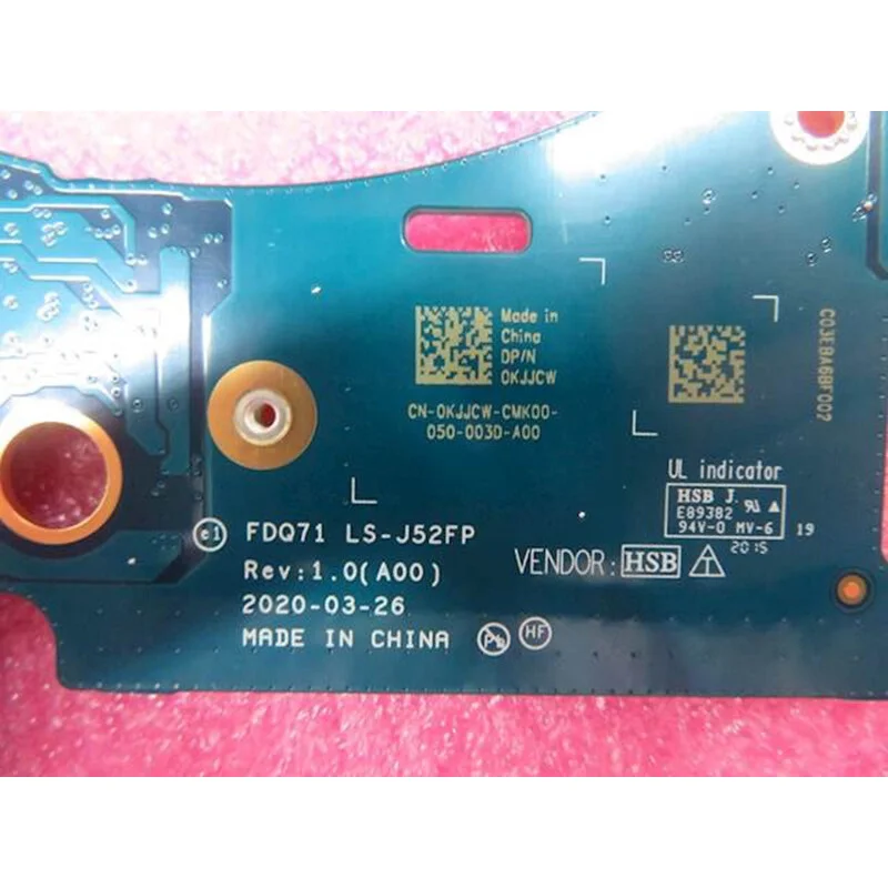 Новинка для Dell Alienware M17 R3 FDQ71 USB Audio Lan Card Rearder Board KJJCW KFNTW