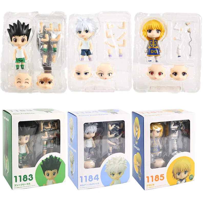 Экшн-фигурки HUNTER x Gon Freecss 1183 Killua Zoldyck 1184 Kurapika 1185 милые игрушки куклы в подарок -