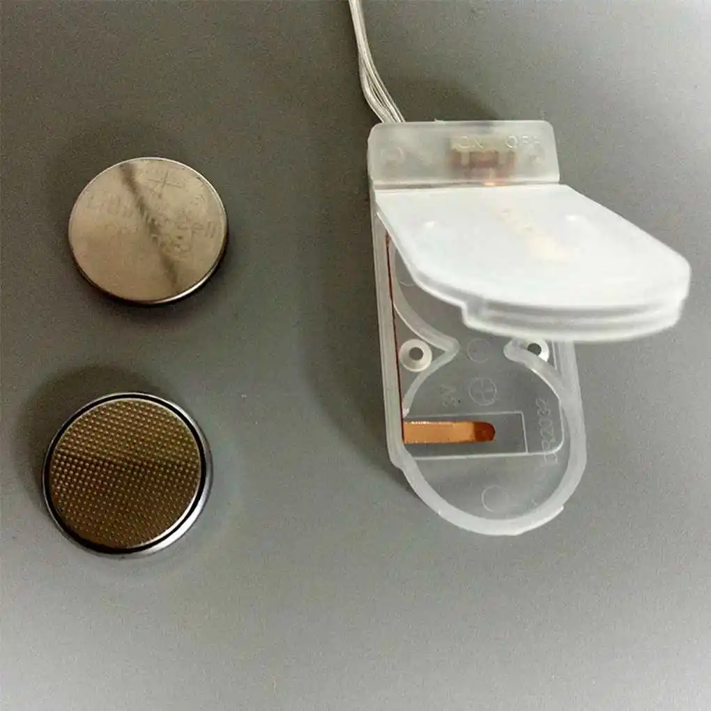 

White 1M 10 LED Battery Power Operated Copper Wire Mini Fairy Light String Decor 1M 10 LED String Light Fairy Light