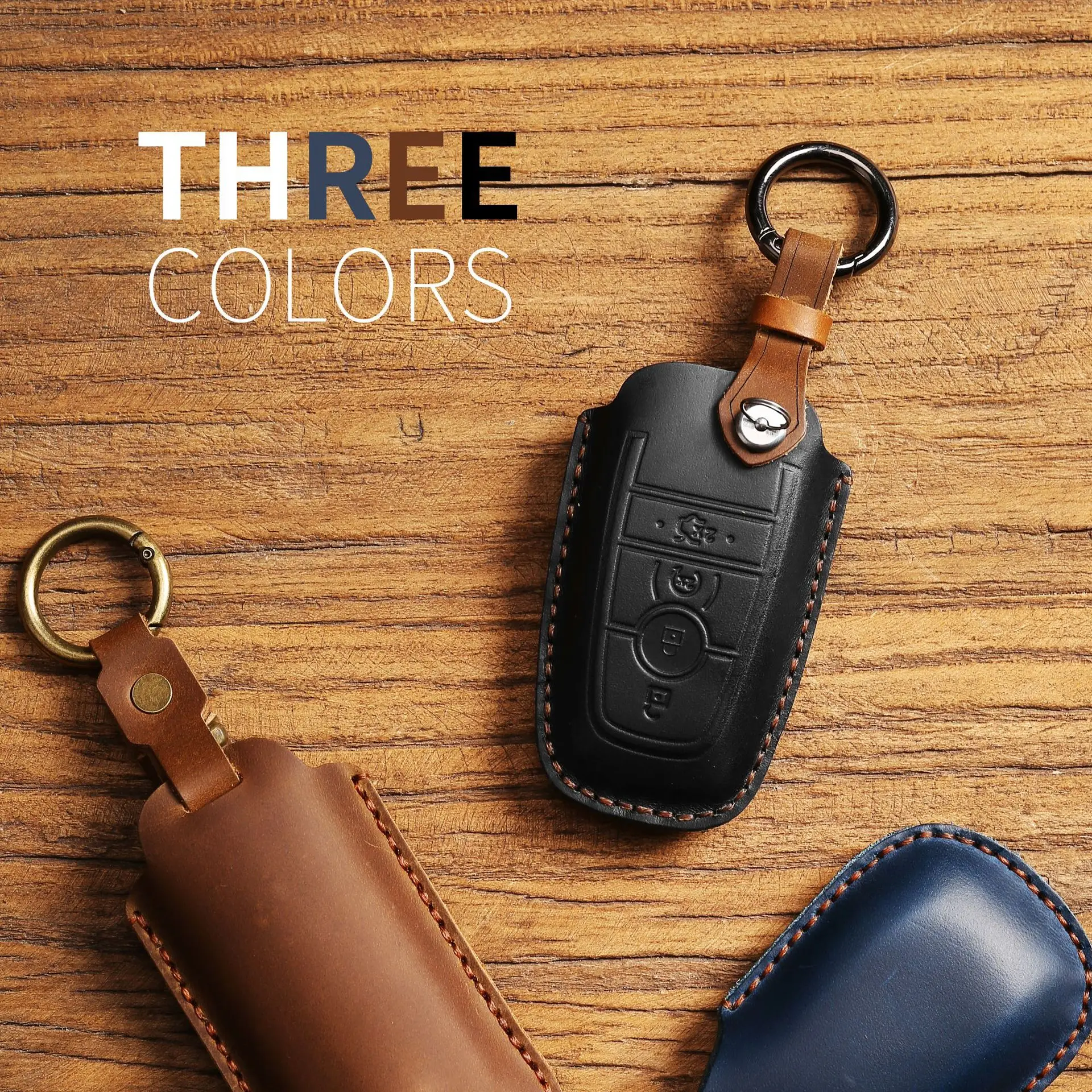 

Car Key Case Cover for Ford Explorer Mustang Fusion Escape F150 F250 F350 F450 F550 for Lincoln MKC MKZ MKX
