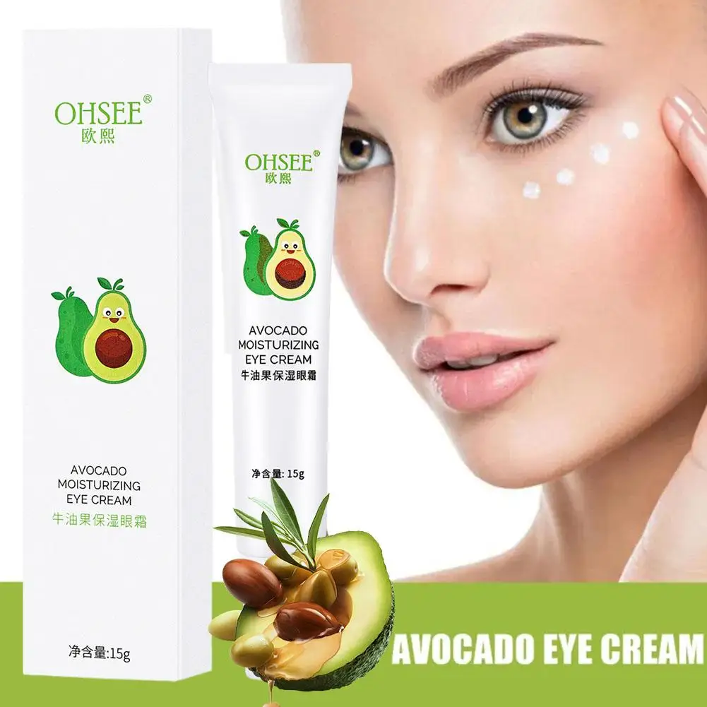 

Avocado Moisturizing Eye Cream Anti-Wrinkle Fading Circles Dark Eye Bags Care Lines Eye Fine Remove Grain Skin Serum Eye Fa R7Z4