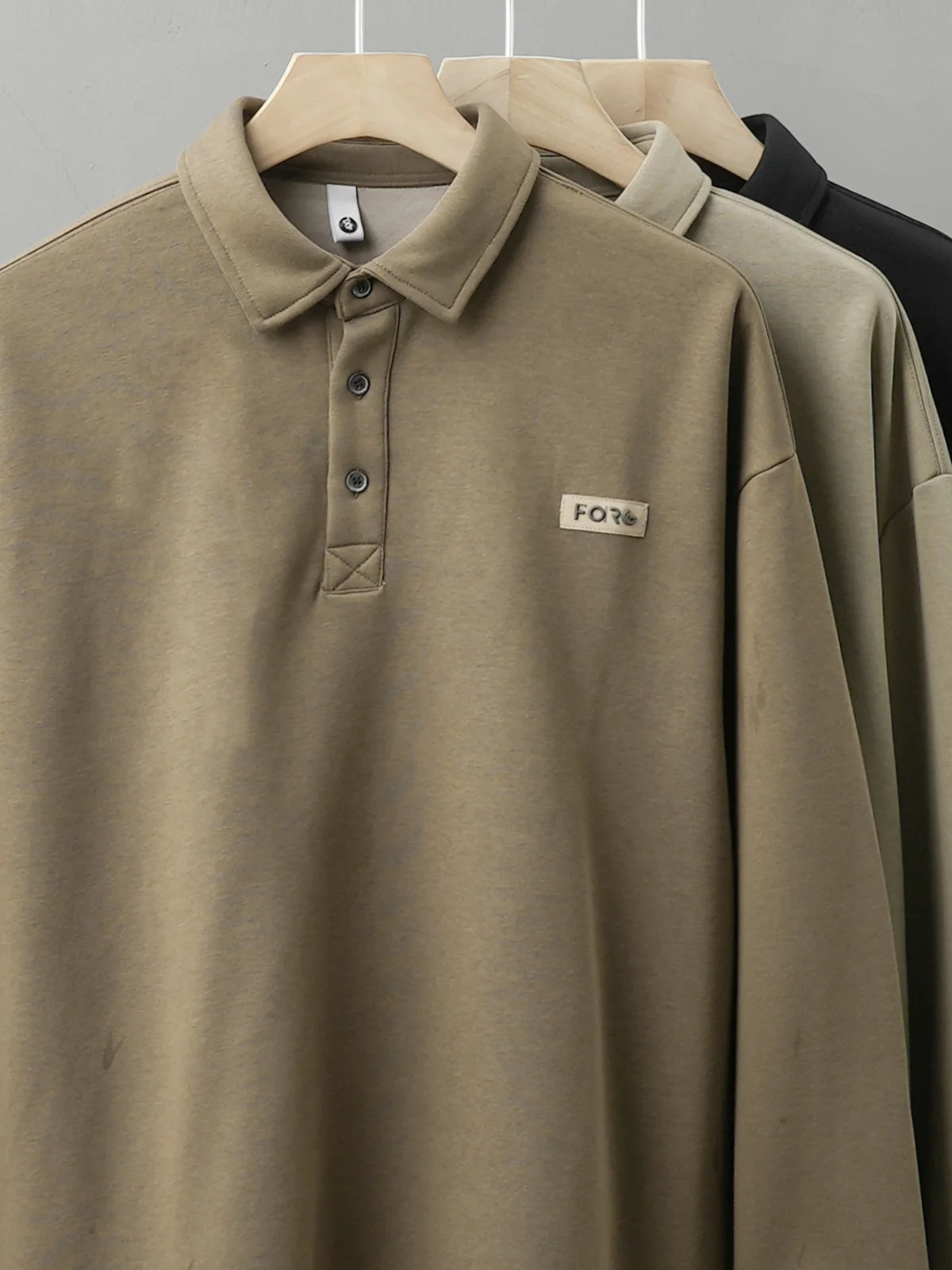 Рубашка-поло DUKEEN мужская с длинным рукавом винтажная одежда для гольфа отложным