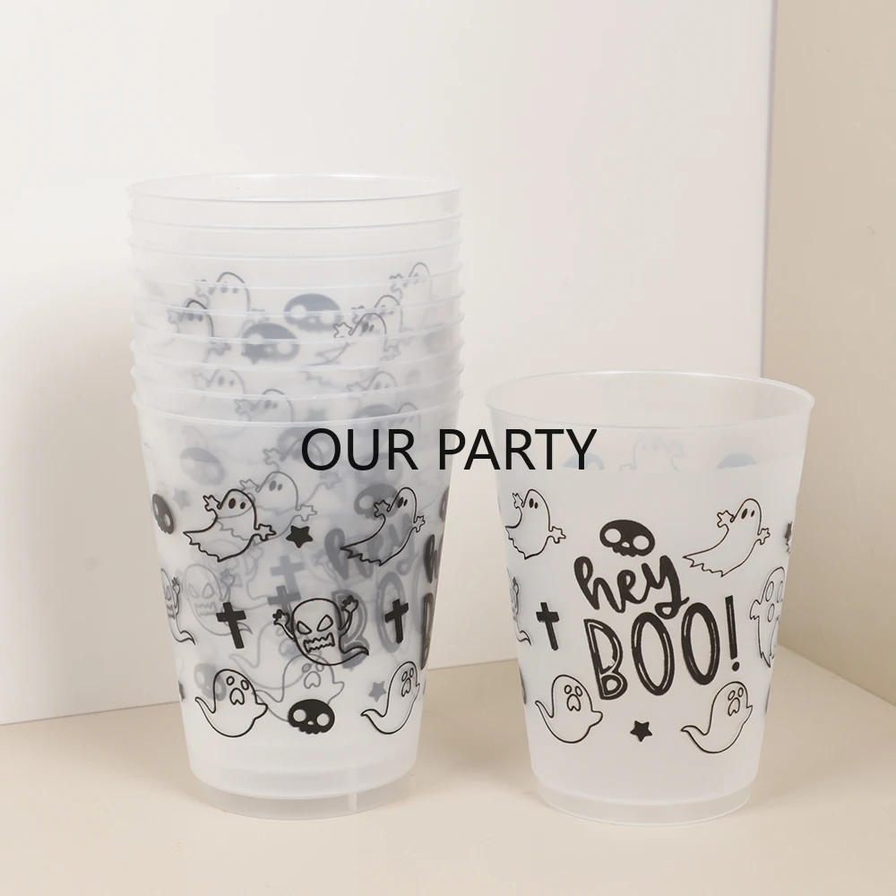 

Набор пластиковых стаканчиков Хэллоуин 10 шт. 450 мл