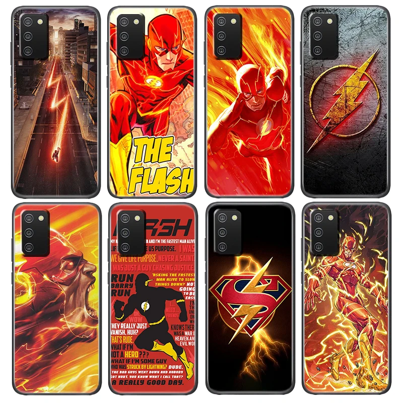 

Superhero The Flash-Man Cool Black Phone Case For Samsung A73 A72 A71 A54 A53 A52 A51 A42 A33 A32 A23 A22 A21S A13 A03 5G Cover