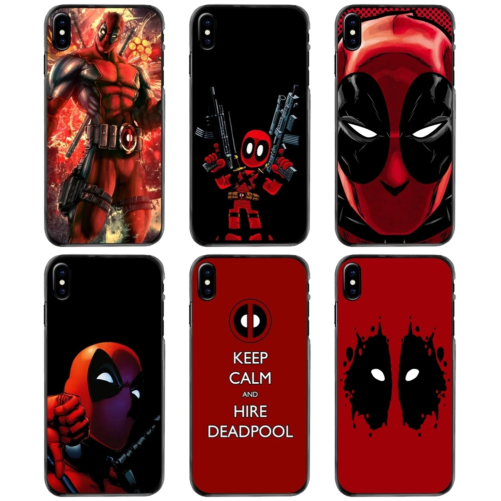 

Hard Phone Shell Case For iPhone 11 12 13 14 Pro MAX Mini 5 5S SE 6 6S 7 8 Plus 10 X XR XS New anime Avengers Deadpool series