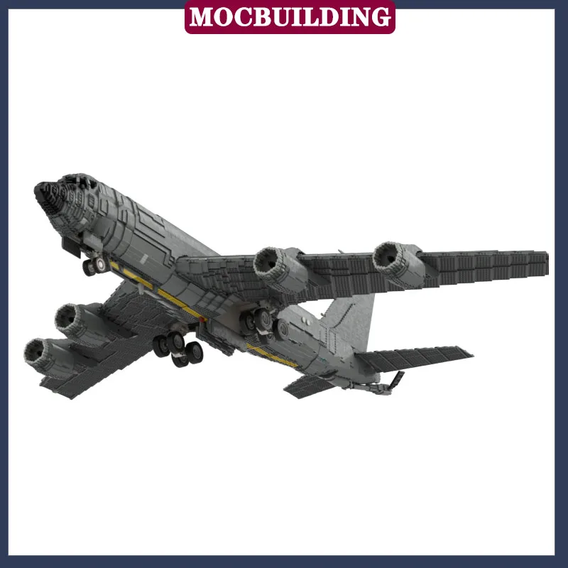 MOC городской транспортный самолет KC-135R Stratotanker модель строительный блок сборка