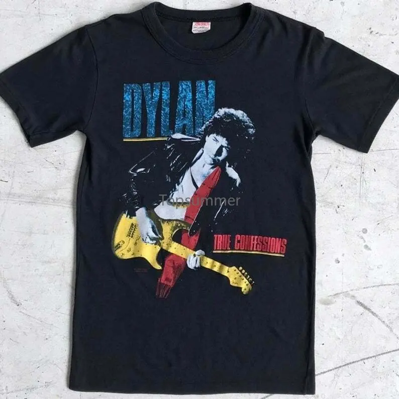

Bob Dylan True Confessions Tour T-Shirt Vintage 1986 Size To 3Xl