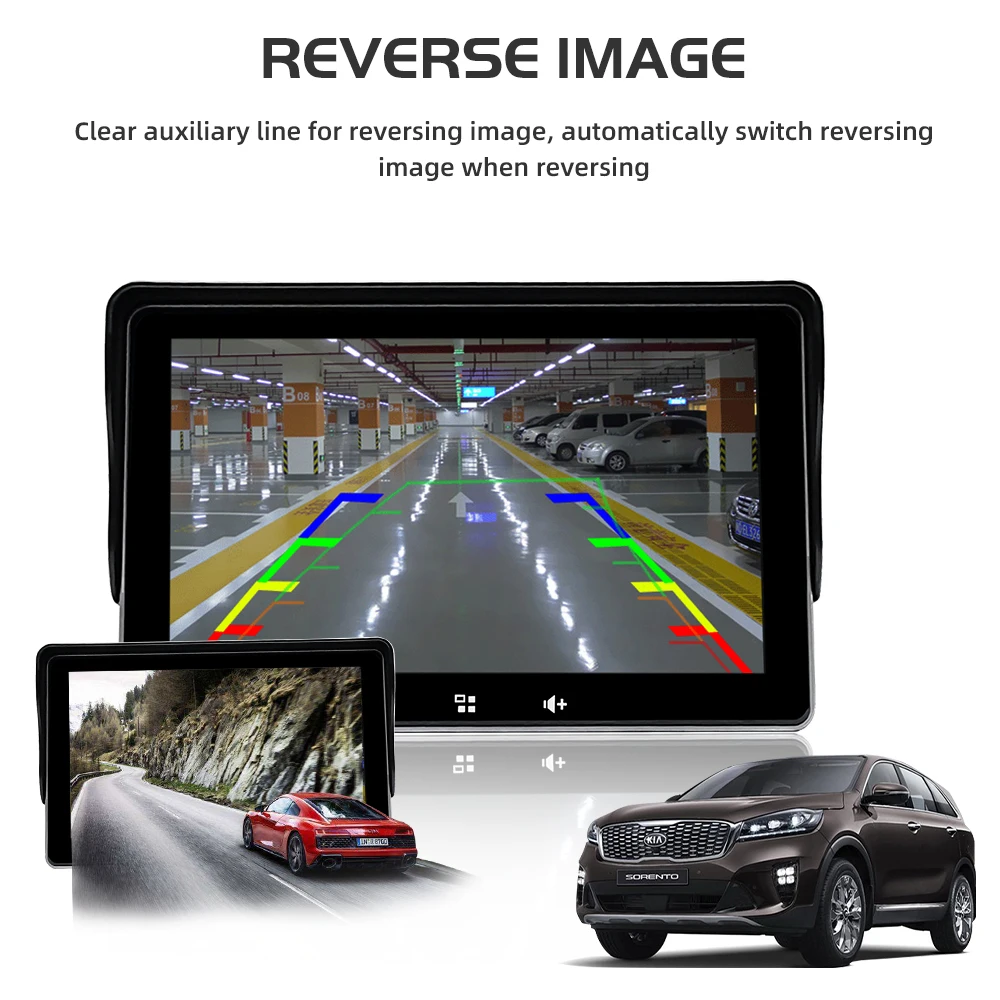 $93.44 GRNADnavi Wireless Car Radio Carplay Android Auto Portable 2din 1din Radio Auto Multimedia Player Car Autoradio Stereo System