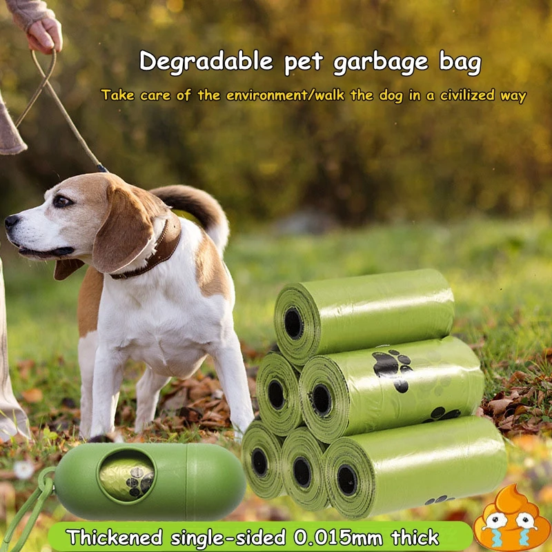 

Thickening Dog Poop Bag Degradation Disposable Garbage Bag Carton Pick Up Toilet Bags Cat Waste Bags Outdoor Clean Garbage Bag