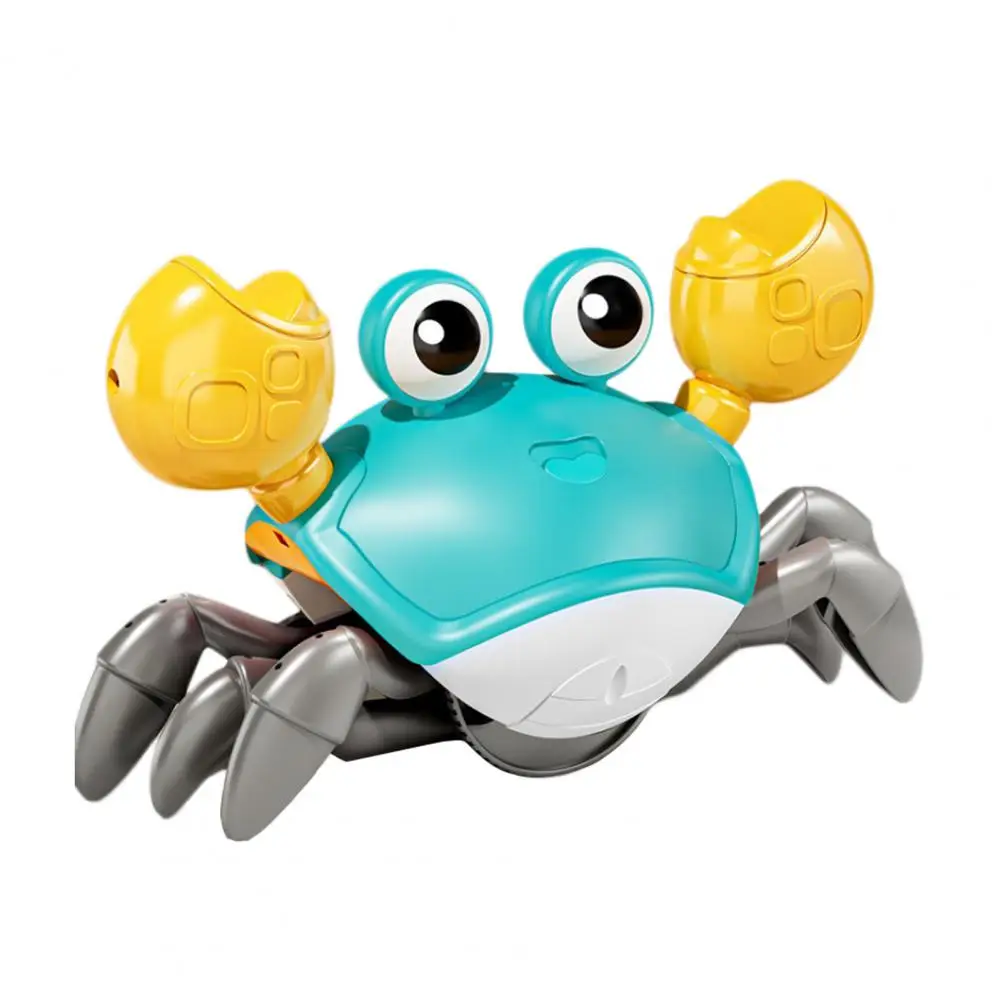 

Fun Pet Toy Crawling Crab Toy Fun Music Lights Sensor Escape Educational Multifunctional Early Learning Toy for Pets for Babies