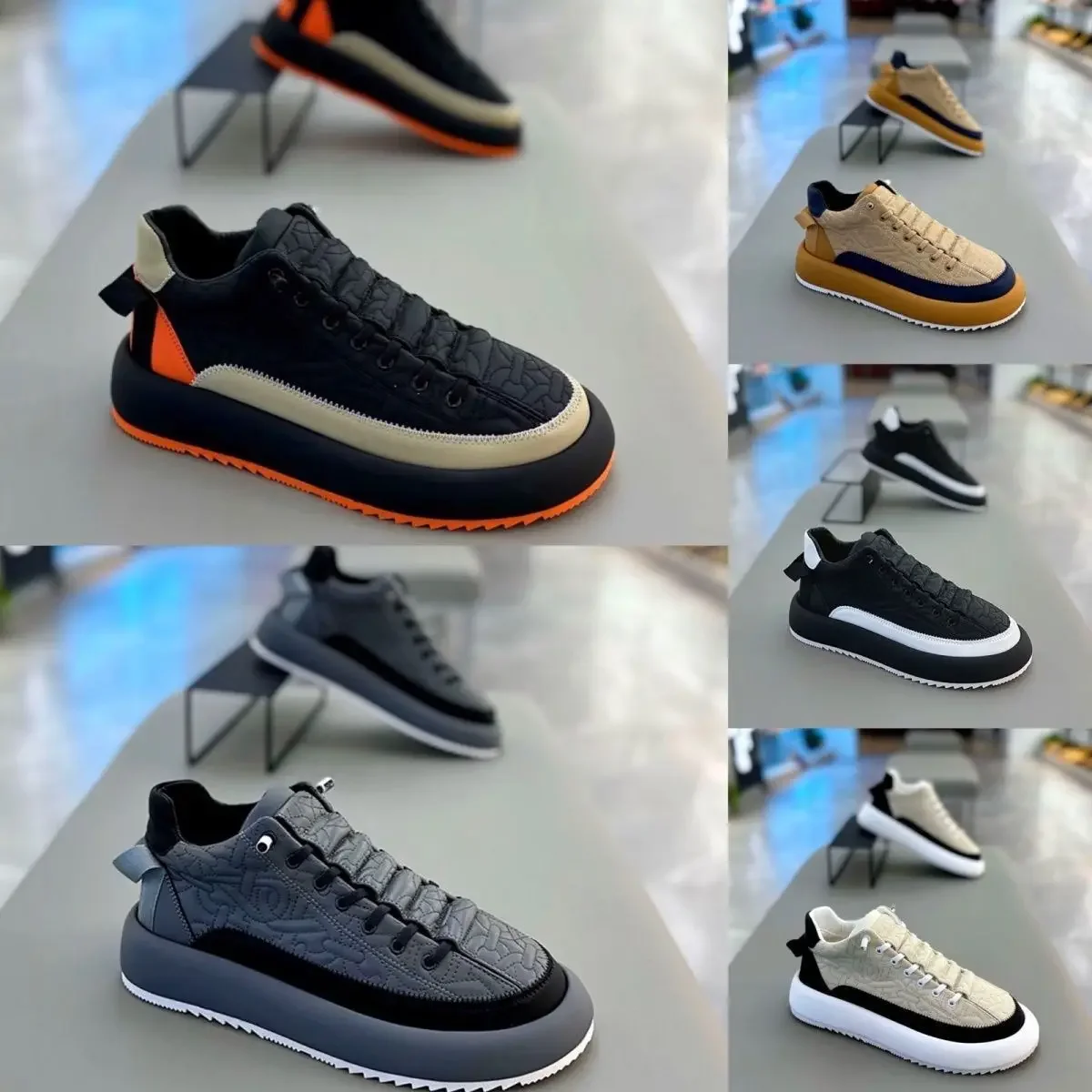 Мужские кроссовки повседневные мужские зимние плюшевые модные из микрофибры и