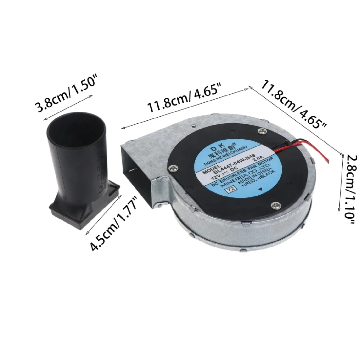 Портативный вентилятор для барбекю 12 В кемпинга на открытом воздухе — мощный
