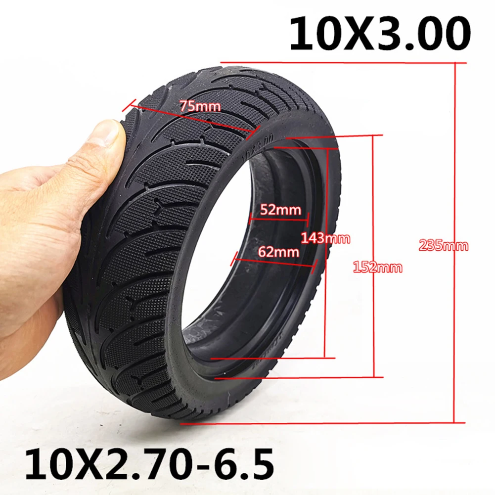 

10 Inch 10X3.00-6 General 10x2.70-6.5 Solid Tire For X IaoMi Balance Car Electric Scooter 255x70 70/65-6.5/10x2.70-6.5/255x70