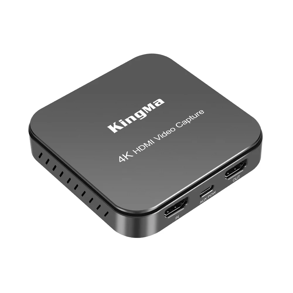 

KingMa External Capture Card Stream and Record in 1080p60 or 4K60 Video Capture Card with ultra-low latency on PS5 PS4/Pro