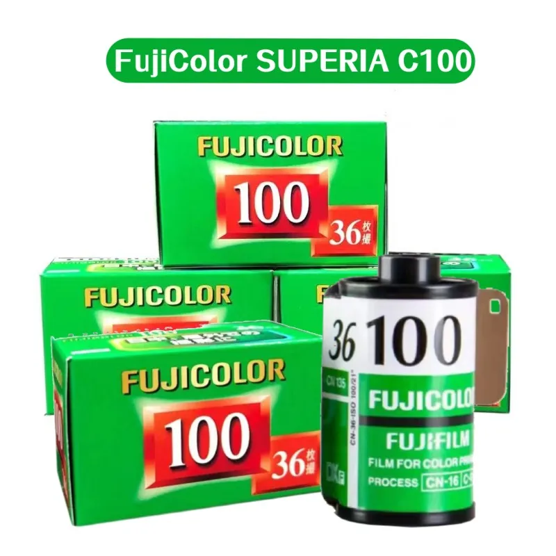 

1 рулон пленки Fujifilm FujiColor SUPERIA C100 35 мм цветная отрицательная пленка (36 экспозиций/рулон)