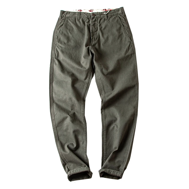 Хлопковые мужские брюки в стиле ретро