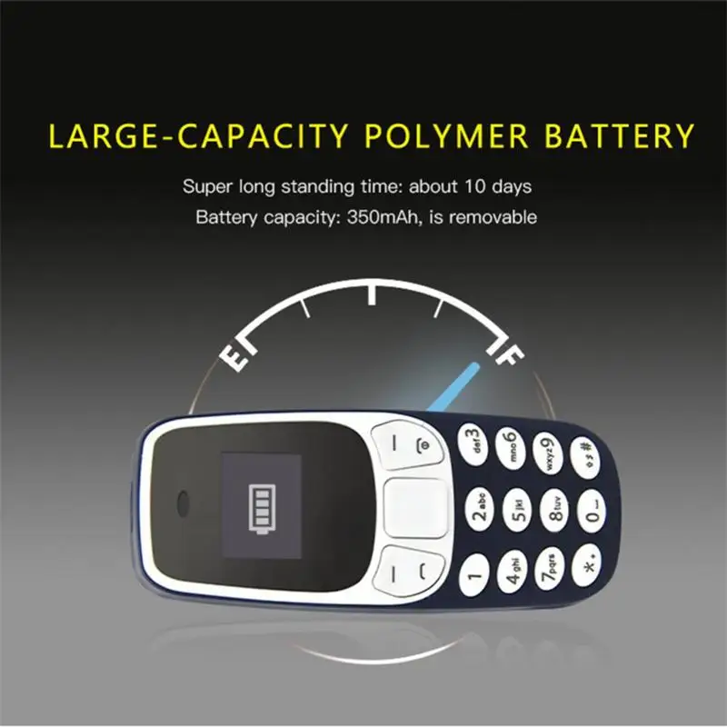 Мини-телефон L8star Bm10 с двумя Sim-картами и mp3-плеером