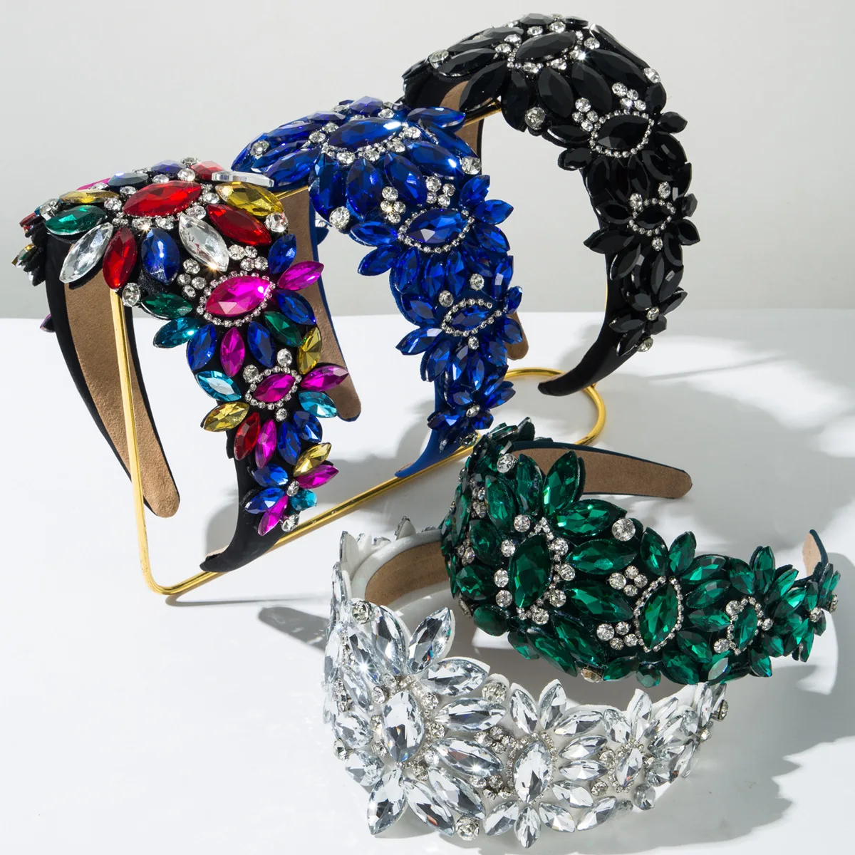 Европейская и американская новая тяжелая повязка на голову в стиле барокко с