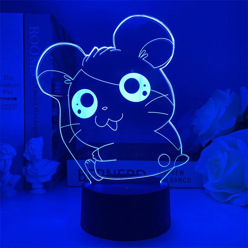 

Светодиодсветильник гирлянда Hamtaro в стиле аниме, Креативный светодиодный шнурок с занавесками, милое украшение для спальни, модные зимние у...