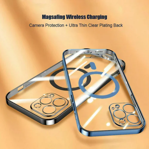 

Clear Phone Case-MagSafe Cover For App le iPhone 12 / 13 / Pro / Max