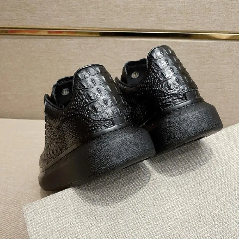 Мужские кроссовки с крокодиловым принтом дышащие повседневная спортивная обувь