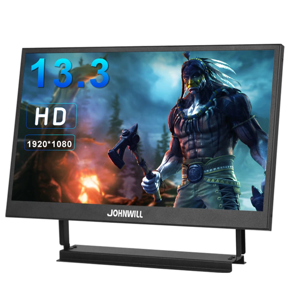 

Portable Monitor 13.3/15.6 ″ Industrial display 1920X1080P VGA HDMI IPS LCD display for Camera Windows PS4 Raspberry pc monitor