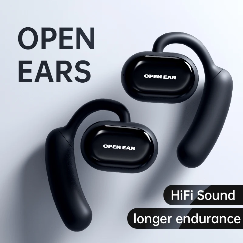 Накладные наушники Bluetooth с костной проводимостью TWS беспроводные