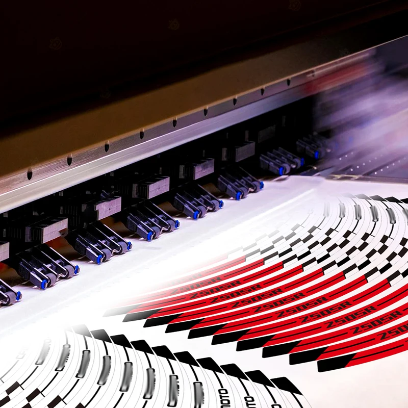 Используется для KTM DUKE390 2024 безопасные светоотражающие наклейки на ступицу