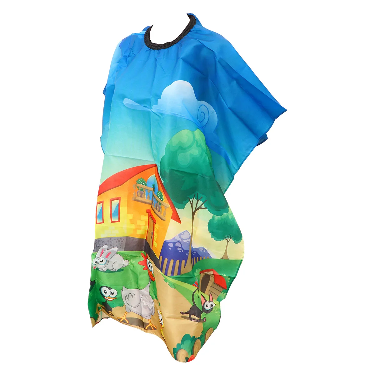 

Child Haircut Cape Cartoon Printing Hair Cutting Cape Salon Barber Cloak Hairdressing Apron for Kids Boys