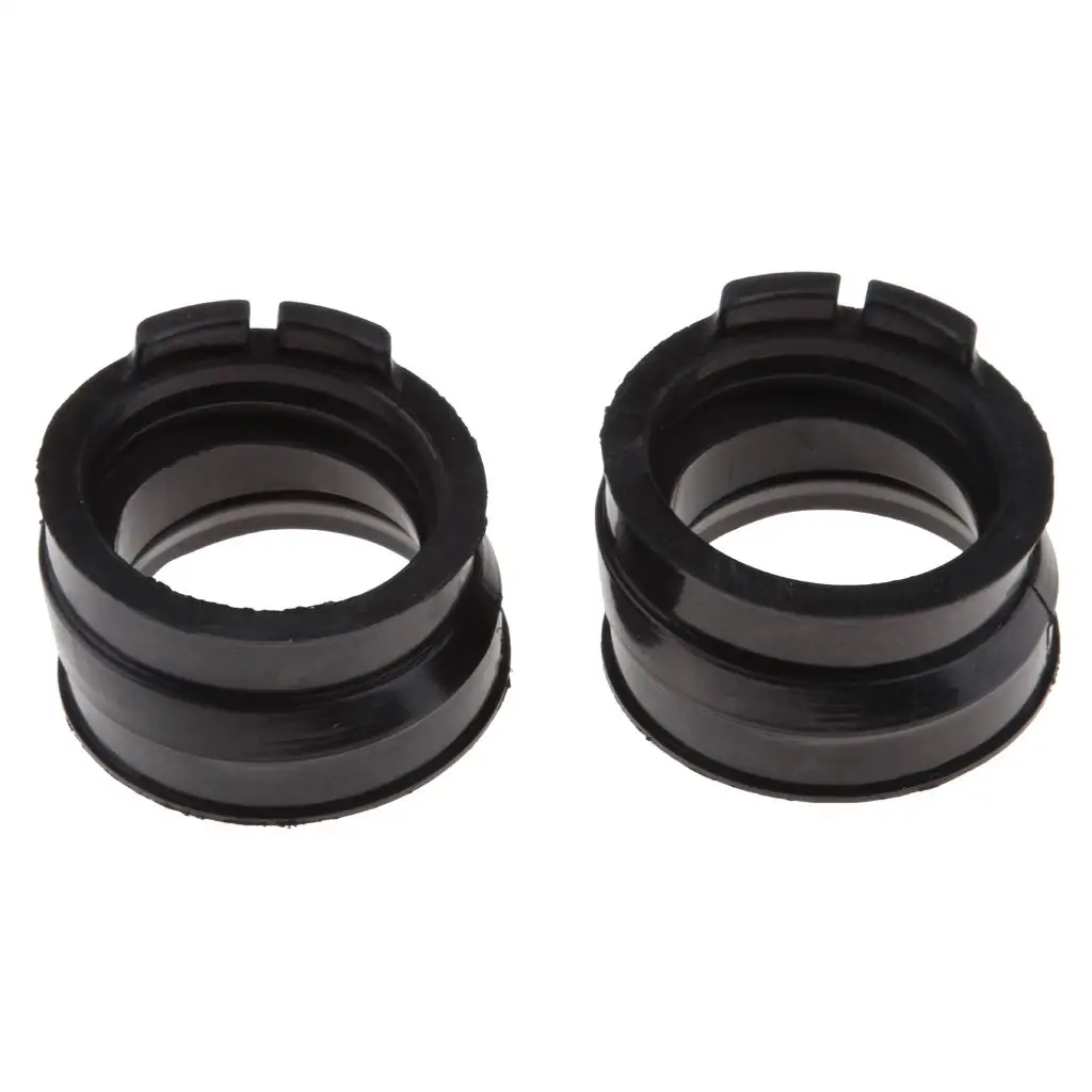 2pcs Rubber Intake Joint Carburetor Kit for HONDA XRV 750 Africa Twin 93-03