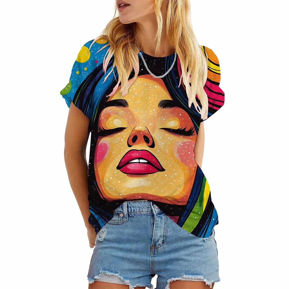 Женские футболки модная футболка с принтом фламинго в стиле поп-арт повседневные